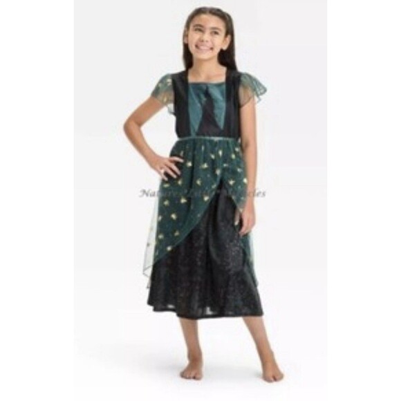 Wicked Elphaba Witch Dress Character Fantasy Girls Size 3T Movie Halloween - Picture 3 of 8